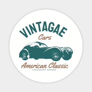 vintagae cars american classic Magnet